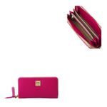 Lucca Leather Large Zip Around Wristlet Product Image