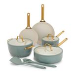 Reserve Pro Ceramic Nonstick 10pc Cookware Set Moss Product Image