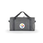 64 Can Collapsible Cooler - NFL Pittsburgh Steelers Heathered Gray Product Image