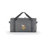 64 Can Collapsible Cooler - NFL Minnesota Vikings Heathered Gray Product Image