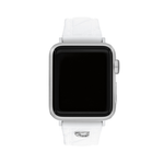 Coach Women's White Quilted Silicone Rubber Strap Product Image