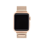 Coach Rose Gold Plated Mesh Bracelet Strap Product Image