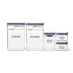 OXO Good Grips 8-Piece Prelabeled Baking POP Container Set Product Image