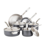 Viking 5-Ply 10-Piece Hard Anodized Stainless Steel Cookware Set Product Image