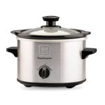 1.5qt Slow Cooker Brushed Stainless Steel Product Image