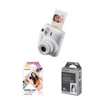 FUJIFILM INSTAX MINI 12-CLAY WHITE/FILM BUNDLE Product Image