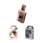 FUJIFILM INSTAX MINI EVO - BROWN/FILM BUNDLE Product Image