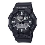 Mens GA010 G-Shock Large Ana-Digi Watch White & Black Product Image