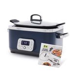 Elite 14-in-1 6qt Slow Cooker Oxford Blue Product Image