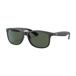 Ray-Ban Andy Sunglasses Black/Green Classic Green Classic Black Product Image
