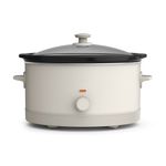 6qt Manual Slow Cooker Oatmilk Product Image
