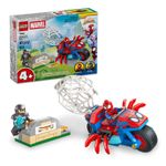LEGO - Marvel Spidey And His Amazing Friends Spidey on his Motorcycle vs. Rhino 11206 Product Image