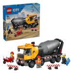 LEGO - City Cement Mixer Truck Building Toy 60478 Product Image