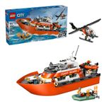 LEGO - City Coast Guard Rescue Boat & Helicopter 60504 Product Image