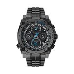 Mens Precisionist Black Stainless Steel Watch Black Dial Product Image