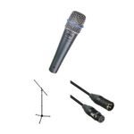 Shure Beta 57A Supercardioid Microphone with Stand Product Image
