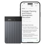 PLAUD AI Plaud Note Pro AI-Powered Transcriber (Bl Product Image