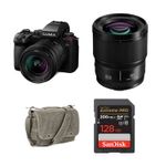 Panasonic DC-S5MII CAM/20-60mm LNS/85mm LENS/ACC Product Image