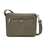 Anti-Theft Classic Small E/W Crossbody, Nutmeg Product Image