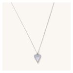 White Heart Shell Necklace Product Image