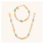 Poppy Colorful Choker and Bracelet Set Product Image