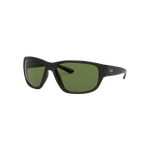 Ray-Ban Polarized RB4300 Sunglasses Black/Polarized Green Classic G-15 Polarized Green Classic G/15 Black Product Image