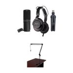 Zoom ZDM-1 Podcast Mic Kit with Mic Cable Stand an Product Image