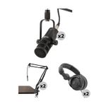 Polsen 2-Person MC-POD Podcasting Kit with Mics Br Product Image