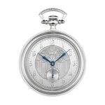 Mens Archive Series Silver-Tone Stainless Steel Pocket Watch Silver Dial Product Image
