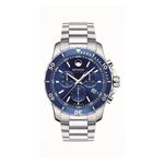 Mens Series 800 Chronograph Silver-Tone Stainless Steel Watch Blue Dial Product Image