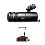 Audio-Technica AT2040 2-Person Podcast Microphone Product Image