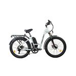 Happy Camper II Step-Thru Electric Bike White Product Image