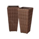 Alto 2pc Wicker Planter Set Product Image