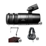 Audio-Technica AT2040 Two-Person Podcast Microphon Product Image