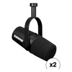 Shure MV7X Podcast XLR Microphone (Pair) Product Image