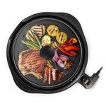 11" Nonstick Electric Indoor Grill w/ Glass Lid Product Image