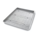 Nonstick Aluminized Steel Extra Large Sheet Pan w/ Cooling Rack Product Image