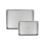 2pc Nonstick Aluminized Steel Half & Quarter Baking Sheet Set Product Image
