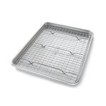Nonstick Aluminized Steel Jelly Roll Pan w/ Cooling Rack Product Image