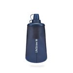Peak 650ml Collapsible Squeeze Bottle w/ Filter Mountain Blue Product Image