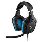 Logitech - G432 Wired Gaming Headset for PC - Black/Blue Product Image