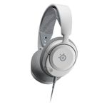 SteelSeries - Arctis Nova 1 Wired Over-The-Ear Gaming Headset for PC, PS5, and PS4 - White Product Image