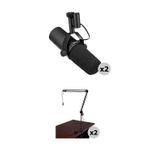Shure SM7B 2-Person Dynamic Vocal Microphone and B Product Image