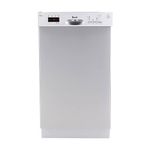 18" Compact Built-In Front Control Dishwasher Stainless Steel Product Image