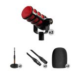 RODE PodMic 2-Person Podcasting Microphone Kit wit Product Image