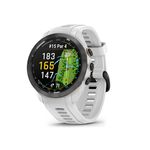 Approach S70 42mm Golf Watch Black Bezel w/ White Silicone Band Product Image