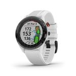 Approach S62 Golf Smartwatch Black Bezel w/ White Band Product Image