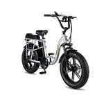 Happy Voyager Electric Bike Silver Product Image