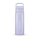 LifeStraw Go 18oz Stainless Steel Water Filter Bottle Provence Purple Product Image