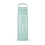 LifeStraw Go 18oz Stainless Steel Water Filter Bottle Seaform Product Image